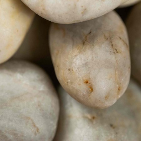 Msi White Polished Pebbles 0.5 cu. Ft . per Bag 1 in. to 2 in. Bagged Landscape Rock ZOR-LSC-0182